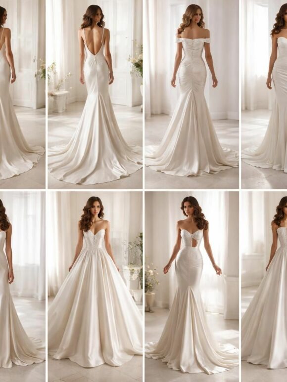 12 idées de robe de mariage en satin pour un look élégant découvrez 12 idées de robes de mariage en satin pour un look élégant et raffiné, parfait pour le jour j. inspirez-vous de nos modèles chics et tendance.