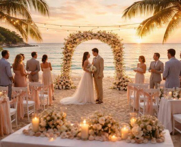 Astuces pour organiser un mariage parfait à la plage découvrez nos astuces indispensables pour organiser un mariage parfait à la plage, alliant charme, simplicité et élégance pour un jour inoubliable.