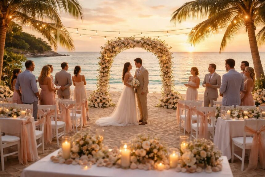Astuces pour organiser un mariage parfait à la plage découvrez nos astuces indispensables pour organiser un mariage parfait à la plage, alliant charme, simplicité et élégance pour un jour inoubliable.