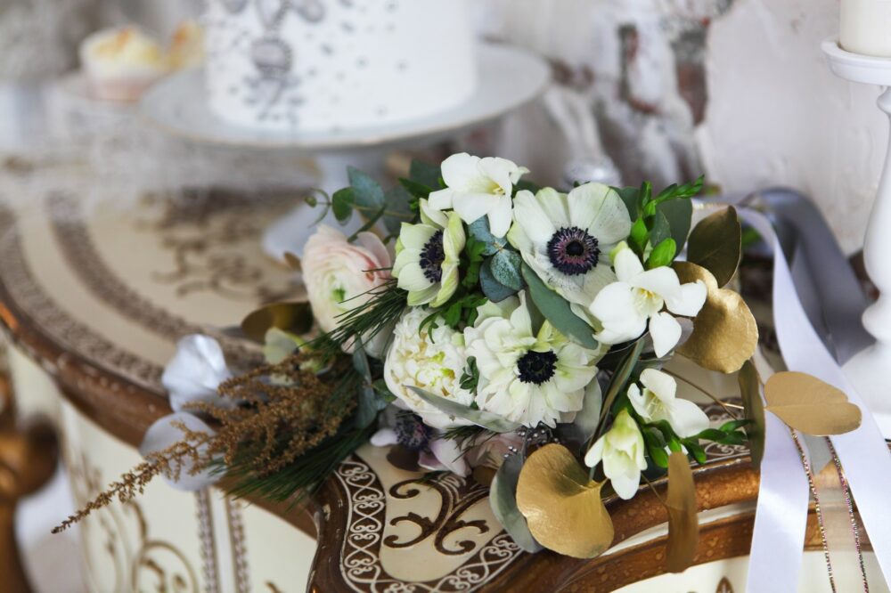 Bouquet en cascade