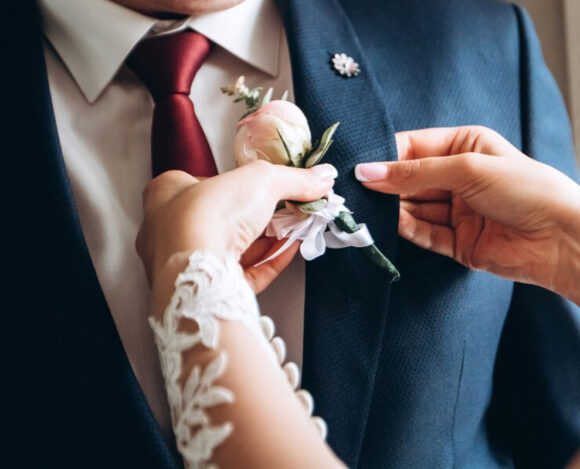 Boutonnière mariage