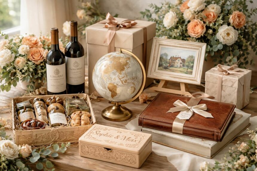 Cadeaux de mariage originaux : idées pour se démarquer découvrez des idées originales de cadeaux de mariage pour surprendre les mariés et rendre ce jour inoubliable. trouvez le cadeau parfait qui se démarque et fait plaisir.