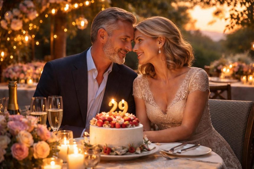 Célébration des 29 ans de mariage découvrez des idées et conseils pour célébrer vos 29 ans de mariage avec amour et originalité. fêtez cet anniversaire spécial en partageant des moments inoubliables.