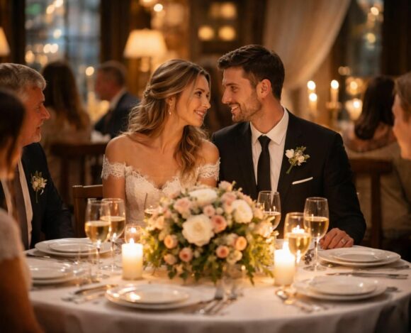 Célébration intime de mariage dans un restaurant organisez une célébration intime de mariage dans un cadre chaleureux et convivial d'un restaurant, idéal pour partager un moment unique avec vos proches.