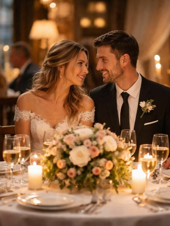 Célébration intime de mariage dans un restaurant organisez une célébration intime de mariage dans un cadre chaleureux et convivial d'un restaurant, idéal pour partager un moment unique avec vos proches.