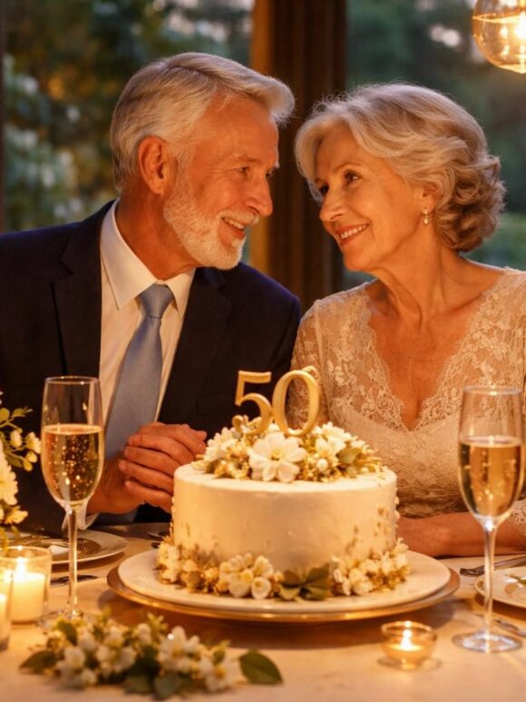 Célébration intime de vos 50 ans de mariage célébrez vos 50 ans de mariage avec une fête intime et élégante, pleine d'amour et de souvenirs précieux.