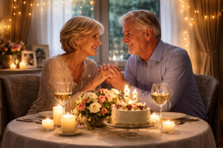 Célébration intime des 38 ans de mariage découvrez une célébration intime et émouvante des 38 ans de mariage, une occasion spéciale remplie d'amour, de souvenirs et de partage.