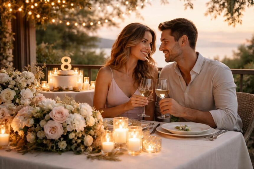 Célébration spécifique des 8 ans de mariage découvrez des idées et conseils pour célébrer vos 8 ans de mariage de manière spéciale et mémorable.