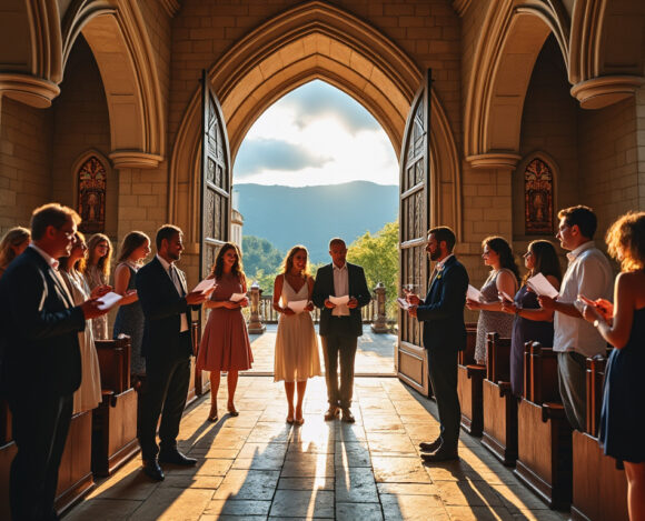 découvrez 10 idées tendances pour choisir la chanson de sortie d'église idéale lors de votre mariage. trouvez l'inspiration pour une cérémonie inoubliable et une ambiance festive dès la fin de l'office !