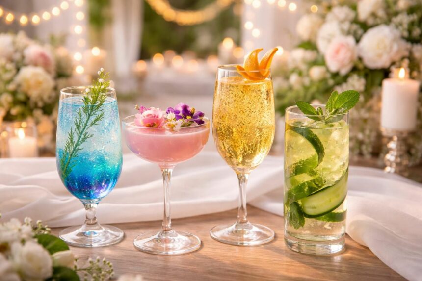 Cocktails innovants à proposer pour un mariage mémorable découvrez des recettes de cocktails innovants pour rendre votre mariage inoubliable et surprendre vos invités avec des saveurs uniques.