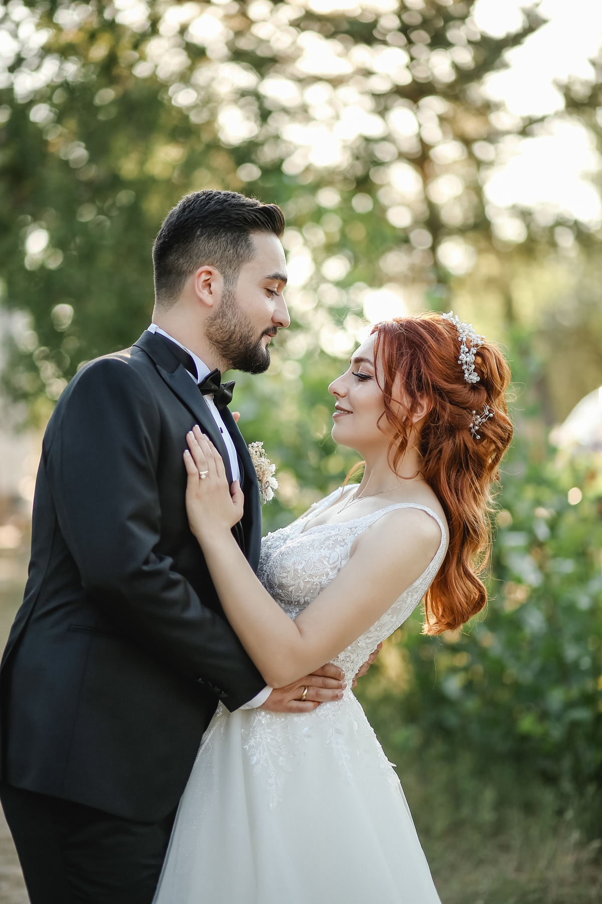 Coiffure de mariage champêtre