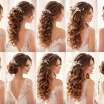 Coiffure de mariée avec des boucles : 10 inspirations pour un look romantique découvrez 10 inspirations de coiffures de mariée avec des boucles pour un look romantique et élégant le jour de votre mariage.