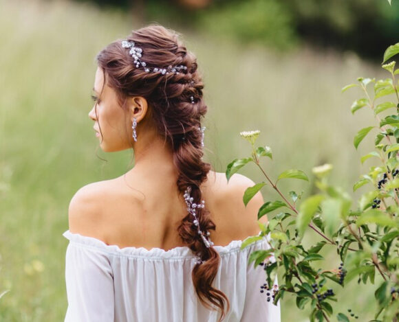 Coiffure mariée bohème