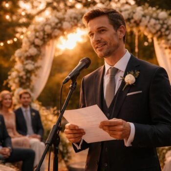 Comment rédiger un discours de mariage pour son fils qui touchera le cœur des invités découvrez comment rédiger un discours de mariage émouvant pour votre fils, qui saura toucher le cœur de tous les invités grâce à des conseils simples et authentiques.