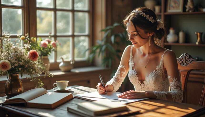 découvrez nos conseils pour écrire un discours de mariage émouvant et surprenant pour votre mari. inspirez-vous de nos astuces pour toucher son cœur et rendre ce moment inoubliable lors de votre cérémonie.