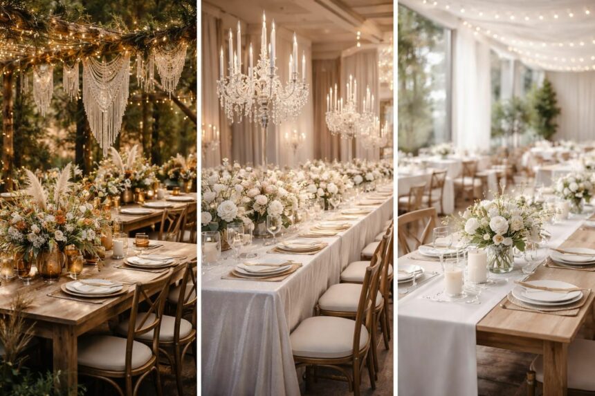 Comprendre le tarif d’une prestation de décoration de mariage à travers différents styles découvrez comment le tarif d’une prestation de décoration de mariage varie selon différents styles et apprenez à estimer le coût adapté à votre événement.