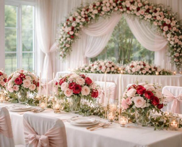Décoration et thèmes pour une noce de rose élégante découvrez des idées de décoration raffinée et des thèmes élégants pour une noce de rose inoubliable.