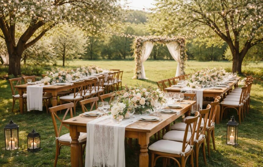 Découvrez comment créer un décor de mariage champêtre et chic pour une journée inoubliable apprenez à réaliser un décor de mariage champêtre et chic pour une journée mémorable alliant élégance naturelle et ambiance chaleureuse.
