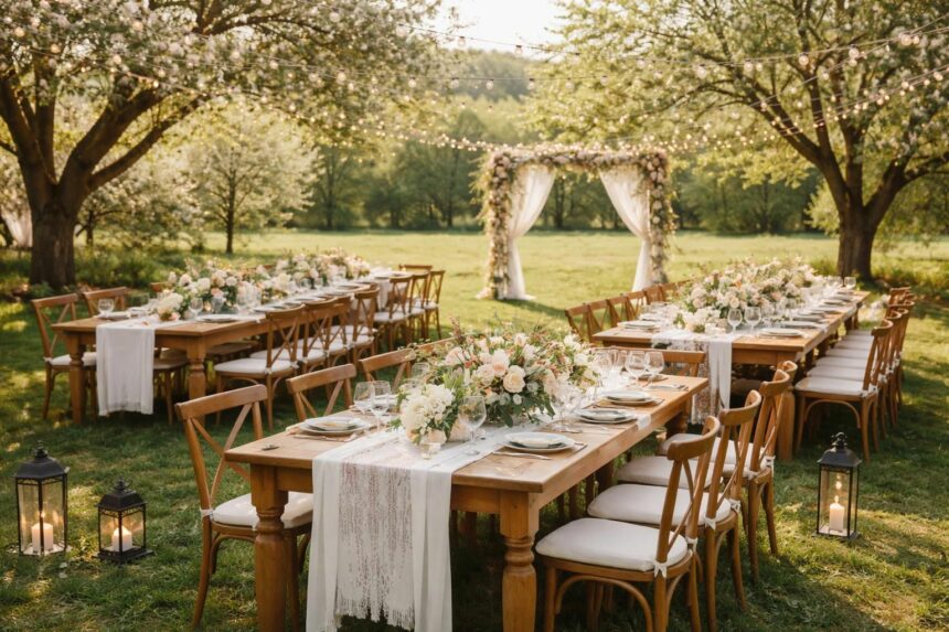 Découvrez comment créer un décor de mariage champêtre et chic pour une journée inoubliable apprenez à réaliser un décor de mariage champêtre et chic pour une journée mémorable alliant élégance naturelle et ambiance chaleureuse.