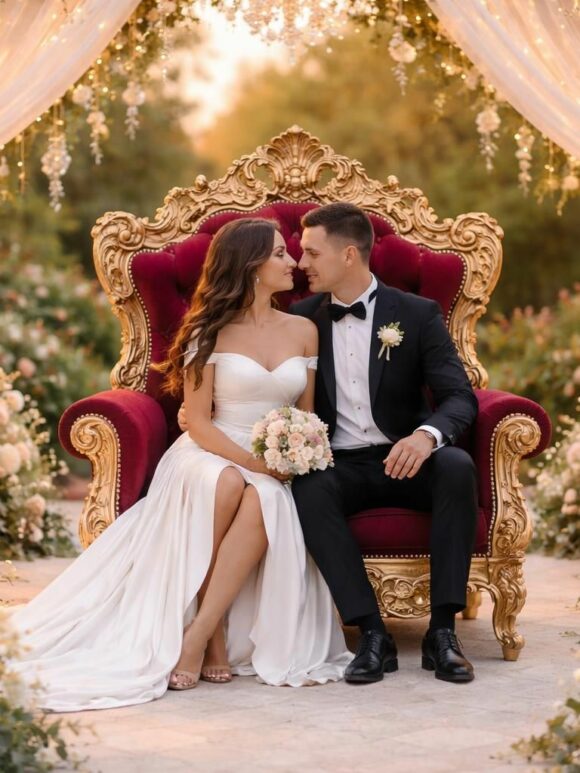 découvrez comment la location de trône pour votre mariage peut sublimer votre cérémonie et lui donner une ambiance de conte de fées inoubliable.