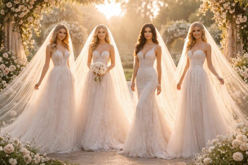 Découvrez les plus belles robes de mariée avec voile pour un mariage féerique explorez notre collection exclusive de robes de mariée avec voile pour un mariage féerique. trouvez la robe parfaite qui sublimera votre jour unique.