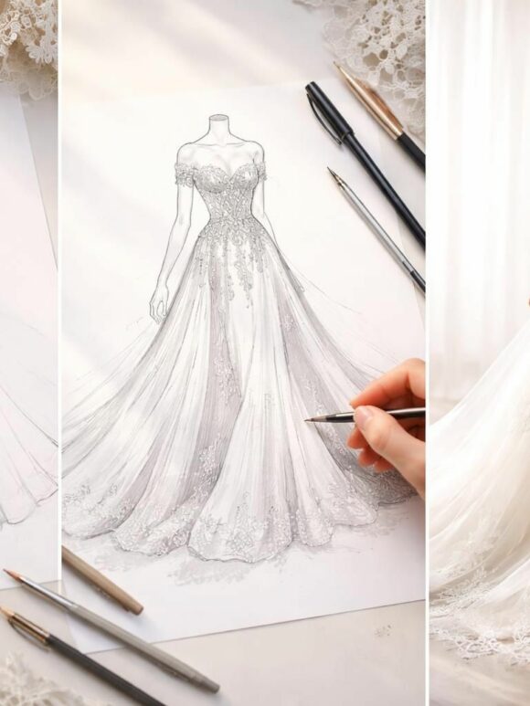 Dessiner une robe de mariée : guide détaillé étape par étape apprenez à dessiner une robe de mariée grâce à ce guide détaillé étape par étape, idéal pour les débutants et les passionnés de mode.