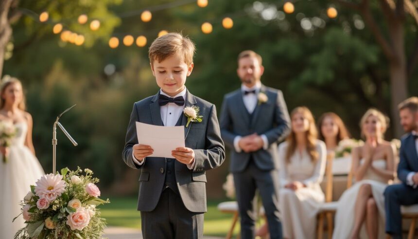découvrez des idées émouvantes et marquantes pour un discours de mariage prononcé par un enfant à l'attention de ses parents. inspirez-vous pour exprimer amour, gratitude et joie en ce jour unique.