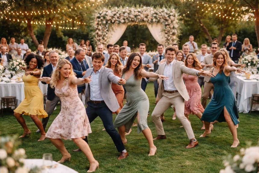 Flash mob surprenant lors d'un mariage découvrez ce flash mob surprenant qui a animé ce mariage, créant des moments de joie et d'émotion inoubliables pour les mariés et leurs invités.