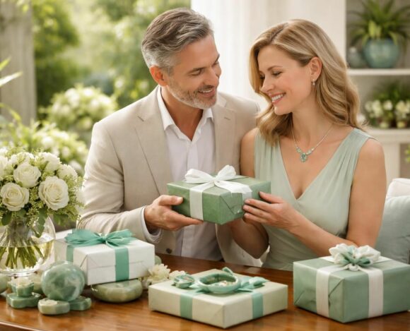 Idées cadeaux et symbolique des 26 ans de mariage, les noces de jade découvrez des idées cadeaux originales et la symbolique des 26 ans de mariage, appelés noces de jade, pour célébrer cet anniversaire unique avec élégance et émotion.