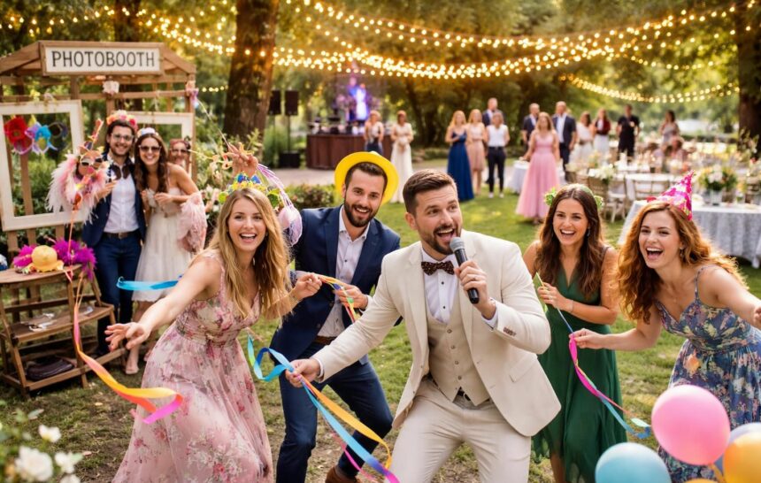 Idées d’animations de mariage pour rendre votre journée inoubliable découvrez des idées d’animations originales et captivantes pour rendre votre journée de mariage inoubliable et magique.