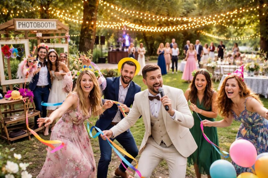 Idées d’animations de mariage pour rendre votre journée inoubliable découvrez des idées d’animations originales et captivantes pour rendre votre journée de mariage inoubliable et magique.