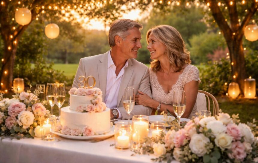 Idées originales pour un 30e anniversaire de mariage inoubliable découvrez des idées originales et créatives pour célébrer un 30e anniversaire de mariage inoubliable, alliant émotions et moments magiques en famille ou entre amis.