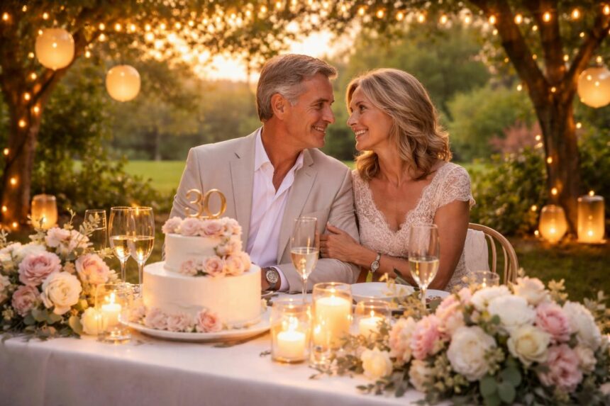 Idées originales pour un 30e anniversaire de mariage inoubliable découvrez des idées originales et créatives pour célébrer un 30e anniversaire de mariage inoubliable, alliant émotions et moments magiques en famille ou entre amis.