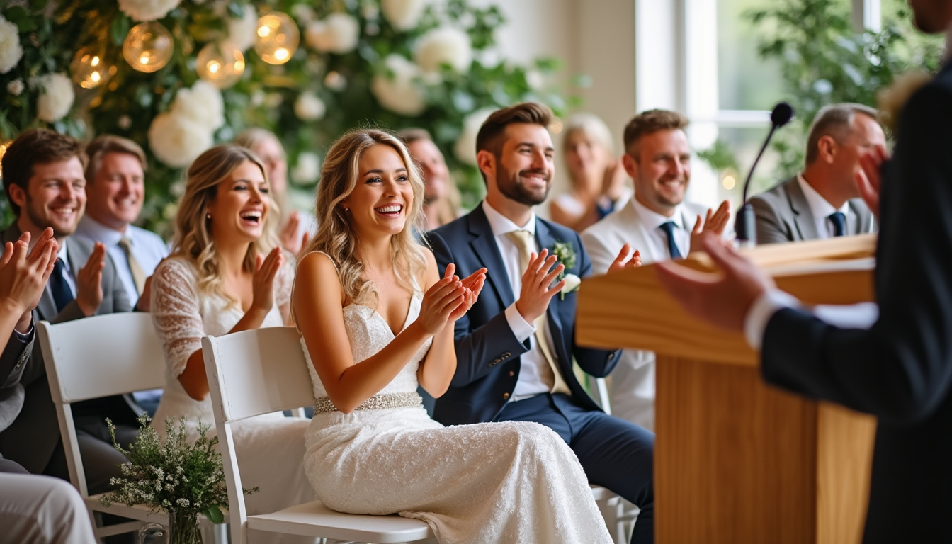 découvrez des exemples authentiques de discours de mariés, plein d’émotion et d’inspiration, pour remercier vos invités et rendre votre mariage inoubliable.
