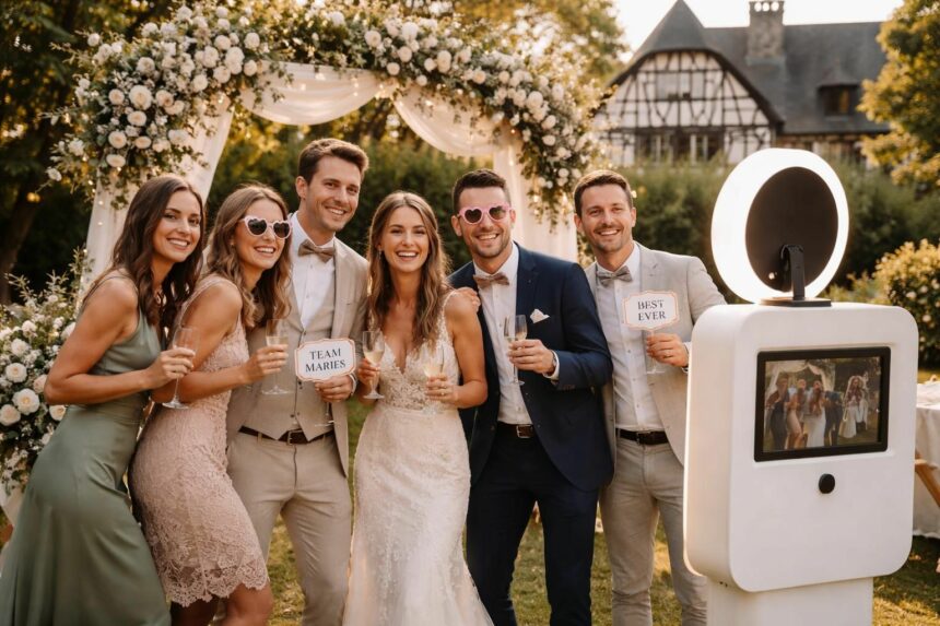 La meilleure location de photobooth à Rennes pour un mariage inoubliable louez le meilleur photobooth à rennes pour rendre votre mariage inoubliable avec des souvenirs amusants et conviviaux.