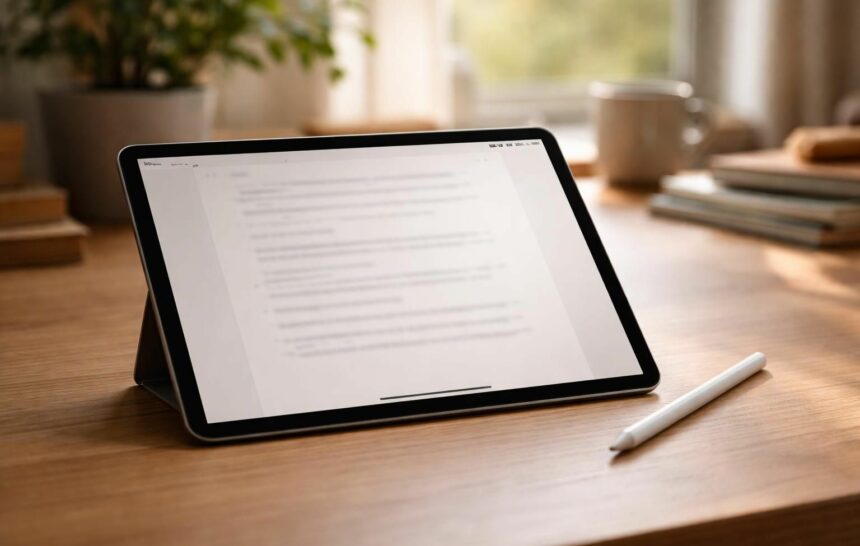 Le texte des vœux de mariage peaufiné sur iPad Air jusqu’au dernier mot découvrez comment peaufiner le texte de vos vœux de mariage sur ipad air, mot par mot, pour un message parfaitement personnalisé et émouvant.