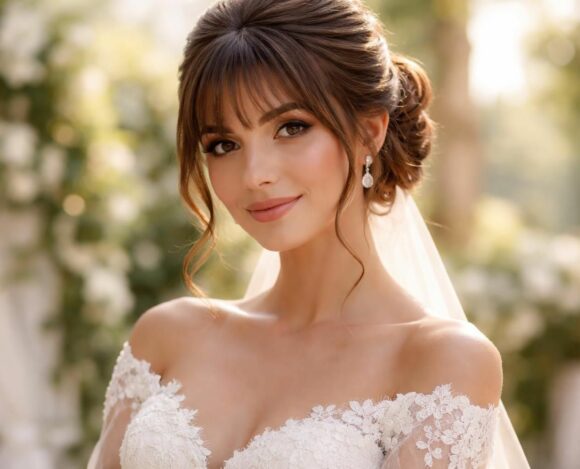Les meilleures coiffures de mariage : chignon avec frange pour une touche romantique découvrez les meilleures coiffures de mariage avec un chignon élégant accompagné d'une frange pour une allure romantique et sophistiquée, parfaite pour votre grand jour.