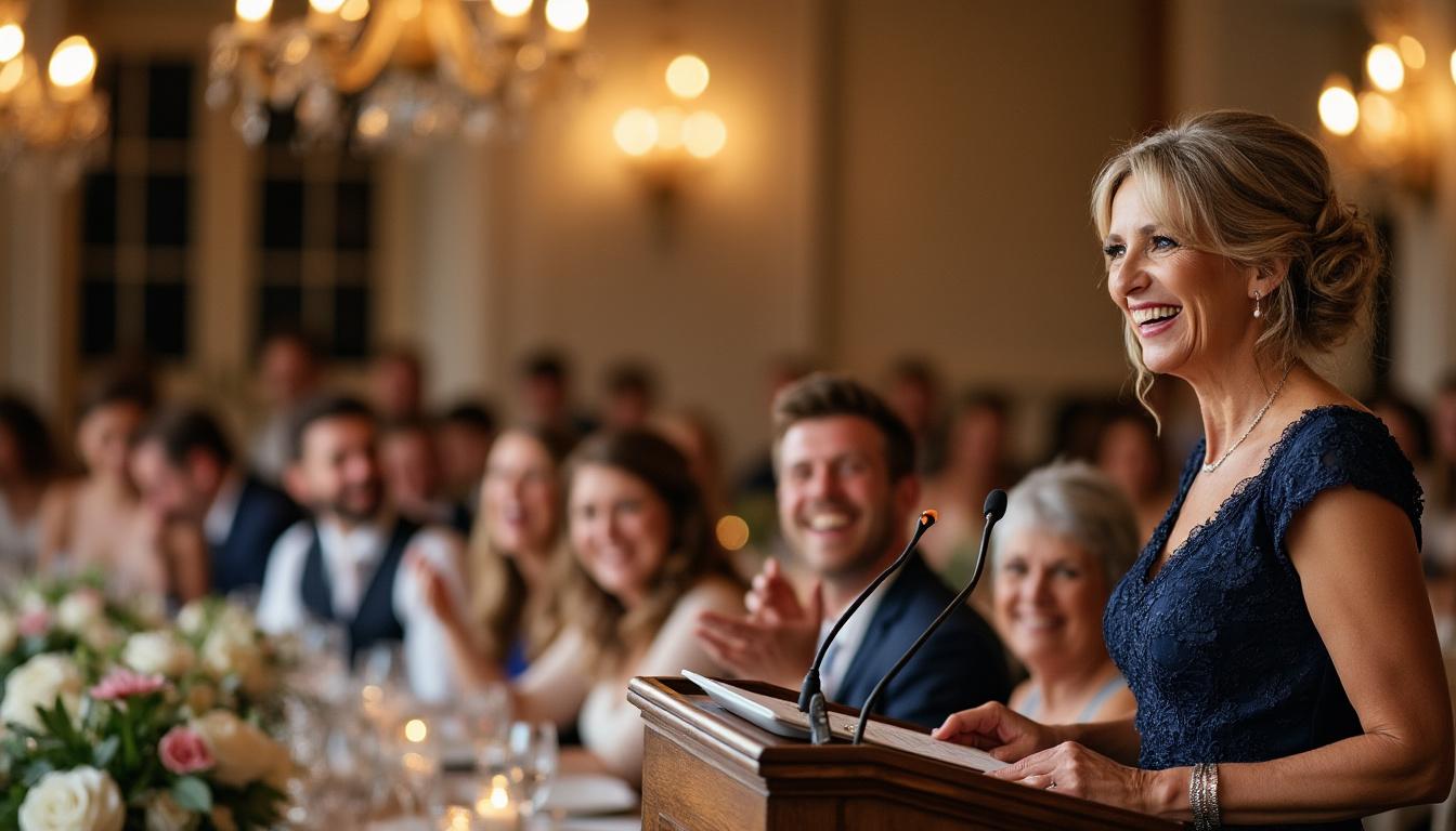 découvrez comment rédiger un discours humoristique et mémorable pour la mère du marié : astuces, exemples et conseils pour divertir et émouvoir lors du mariage !