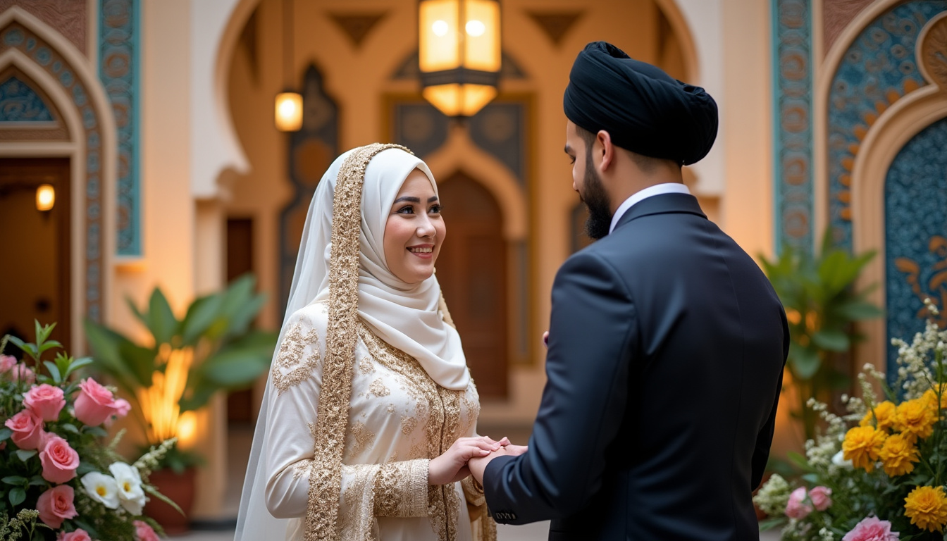 découvrez la signification profonde des vœux de mariage en islam, une promesse sacrée qui unit les époux. apprenez comment exprimer vos engagements dans le respect des traditions et de la spiritualité musulmane.