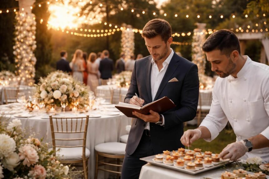 Mariage de luxe : wedding planner + traiteur, comment s’organiser découvrez comment organiser un mariage de luxe parfait avec l'aide d'un wedding planner et d'un traiteur. conseils et astuces pour une cérémonie élégante et sans stress.