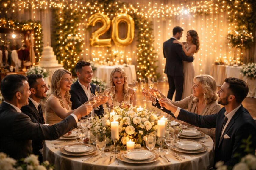 Organiser un anniversaire de mariage pour 20 ans : 10 idées inoubliables découvrez 10 idées inoubliables pour organiser un anniversaire de mariage de 20 ans réussi et mémorable, avec des conseils pratiques et inspirations originales.