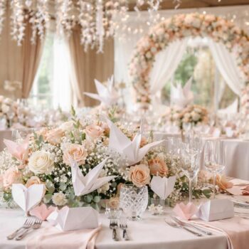 Origami pour un mariage : des idées créatives pour embellir votre jour spécial découvrez des idées créatives d'origami pour sublimer votre mariage et rendre votre jour spécial encore plus mémorable avec des décorations élégantes et personnalisées.