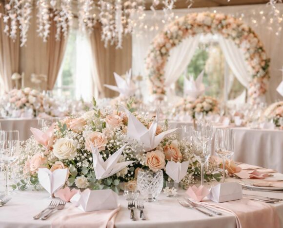 Origami pour un mariage : des idées créatives pour embellir votre jour spécial découvrez des idées créatives d'origami pour sublimer votre mariage et rendre votre jour spécial encore plus mémorable avec des décorations élégantes et personnalisées.