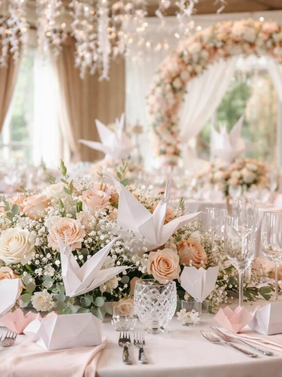 Origami pour un mariage : des idées créatives pour embellir votre jour spécial découvrez des idées créatives d'origami pour sublimer votre mariage et rendre votre jour spécial encore plus mémorable avec des décorations élégantes et personnalisées.