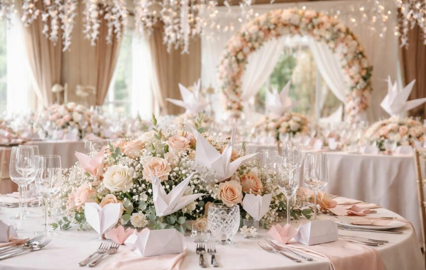 Origami pour un mariage : des idées créatives pour embellir votre jour spécial découvrez des idées créatives d'origami pour sublimer votre mariage et rendre votre jour spécial encore plus mémorable avec des décorations élégantes et personnalisées.