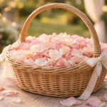découvrez notre panier de pétales idéal pour une cérémonie de mariage romantique. parfait pour ajouter une touche d'élégance et de douceur à votre grand jour.