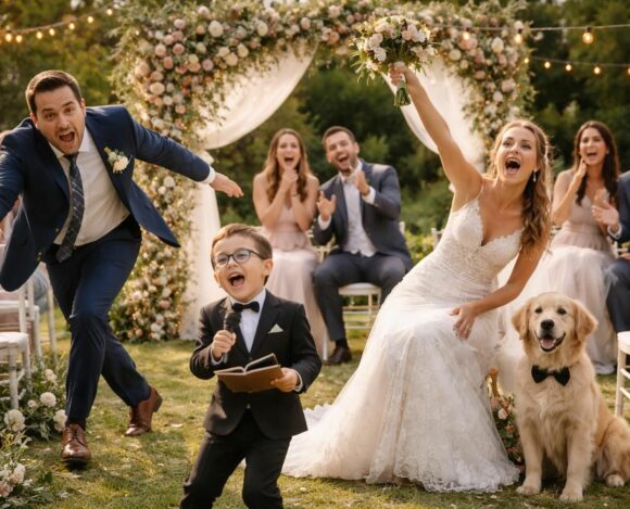 Photo humoristique pour une cérémonie de mariage découvrez une photo humoristique parfaite pour égayer votre cérémonie de mariage et capturer des moments de joie et de rires inoubliables.