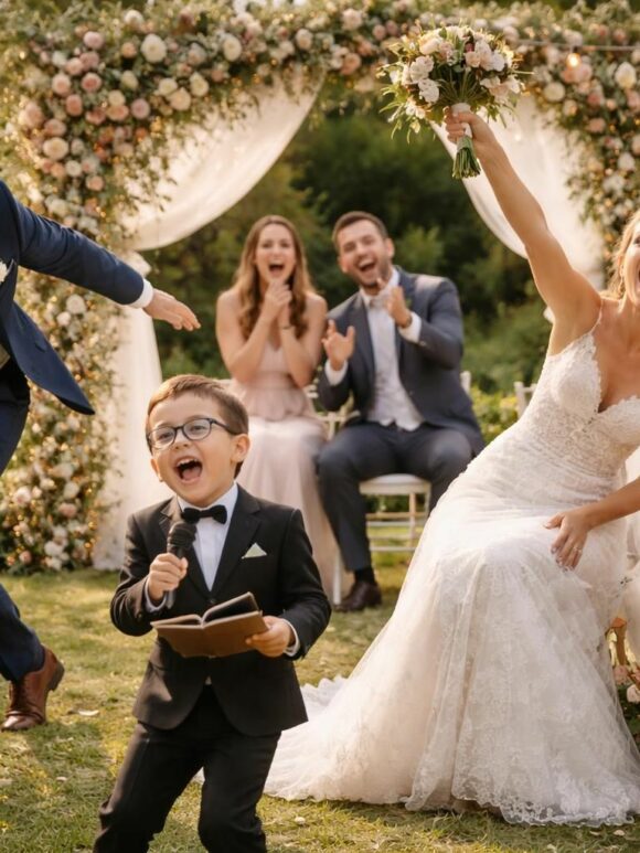 Photo humoristique pour une cérémonie de mariage découvrez une photo humoristique parfaite pour égayer votre cérémonie de mariage et capturer des moments de joie et de rires inoubliables.