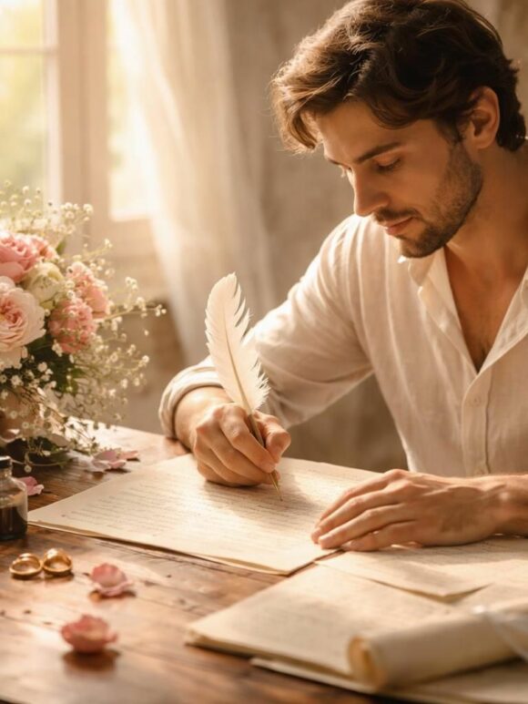 Poème d’amour pour un mariage : comment écrire des vers inoubliables découvrez comment écrire des poèmes d'amour inoubliables pour un mariage et créez des vers touchants qui rendront ce moment unique et mémorable.