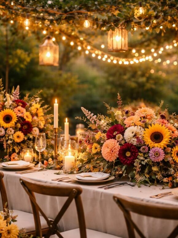 Quelle fleur en septembre pour une déco de mariage : luminaires et romantisme au rendez-vous découvrez quelles fleurs choisir en septembre pour une décoration de mariage alliant luminaires et romantisme, afin de créer une ambiance chaleureuse et élégante.